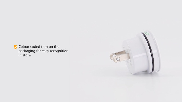 Korjo 2 X USB Adaptor For Use In Australia - Foto 2