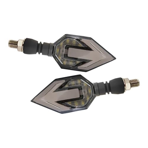 Luces de señal de giro universales para solucionar la baja visibilidad trasera en moto 12V
