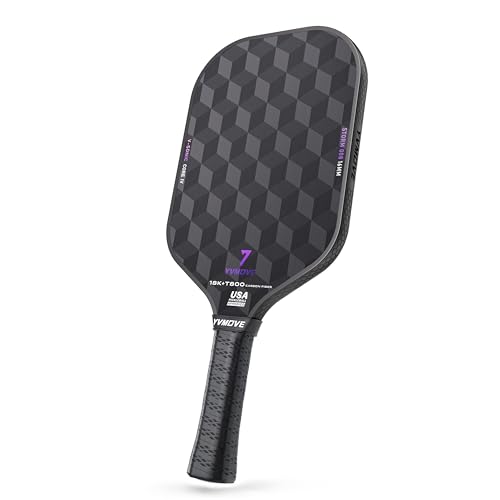 YVmove Pickleball Paddle with 18K T800 Raw Carbon Fiber...