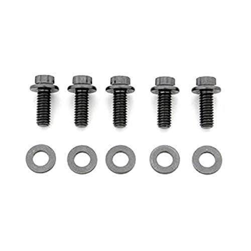 Image of ARP 650-0750 Black Oxide 1 /4-20 inch RH Thread 0.750 inch UHL 6-Point Bolt with 5 /16 inch Socket and Washer, (Set of 5)