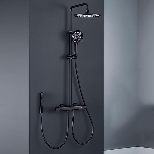 Système de douche de précipitations 4 fonctions avec pomme 10 pouces
