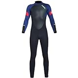 ウェットスーツ フルスーツ メンズ 5mm バッグジップ 裏起毛 ダイビング スキューバダイビング シュノーケリング マリンスポーツ シュノーケル D530186M-Mサイズ