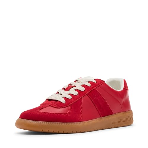 Steve Madden Mens Dixon Fashion Sneaker, Red, 7