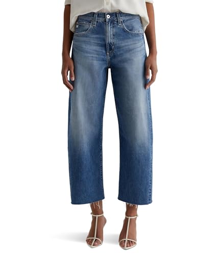 AG Women's Hattie High Rise Crop Barrel