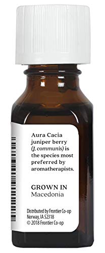 Aceite Esencial de Bayas de Enebro Aura Cacia 0.5 oz miniatura 3