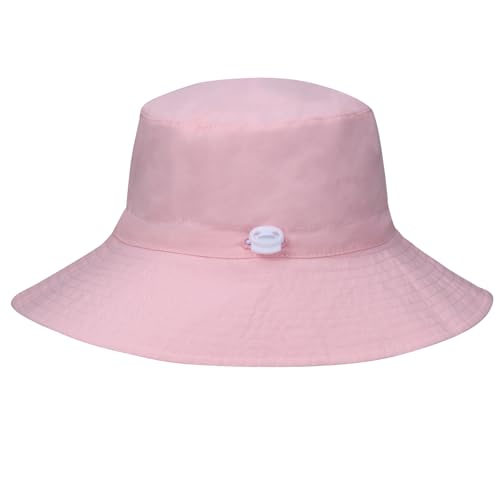 Image of MaxNova Baby Sun Hat Smile Face UPF 50+ Toddler Bucket Hat for Boys Girls 0-7 Years