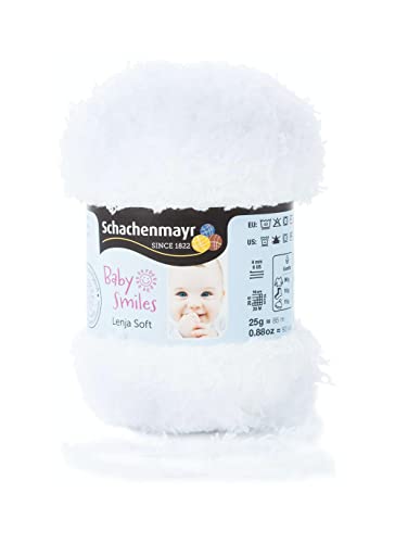 Schachenmayr Baby Smiles Lenja Soft, 25G weiß Fils À Tricoter