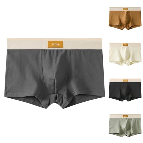 Mens Sexy Seamless Comfy Underwear Briefs Dual Pouch Briefs Ultra Soft Breathable Briefs Horizontal Fly Underwear