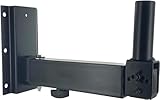 VOYZ Wall Mount Speaker Stand, 90-30 Tilt Adjustable, Solid Steel Construction, Supports 80 lbs