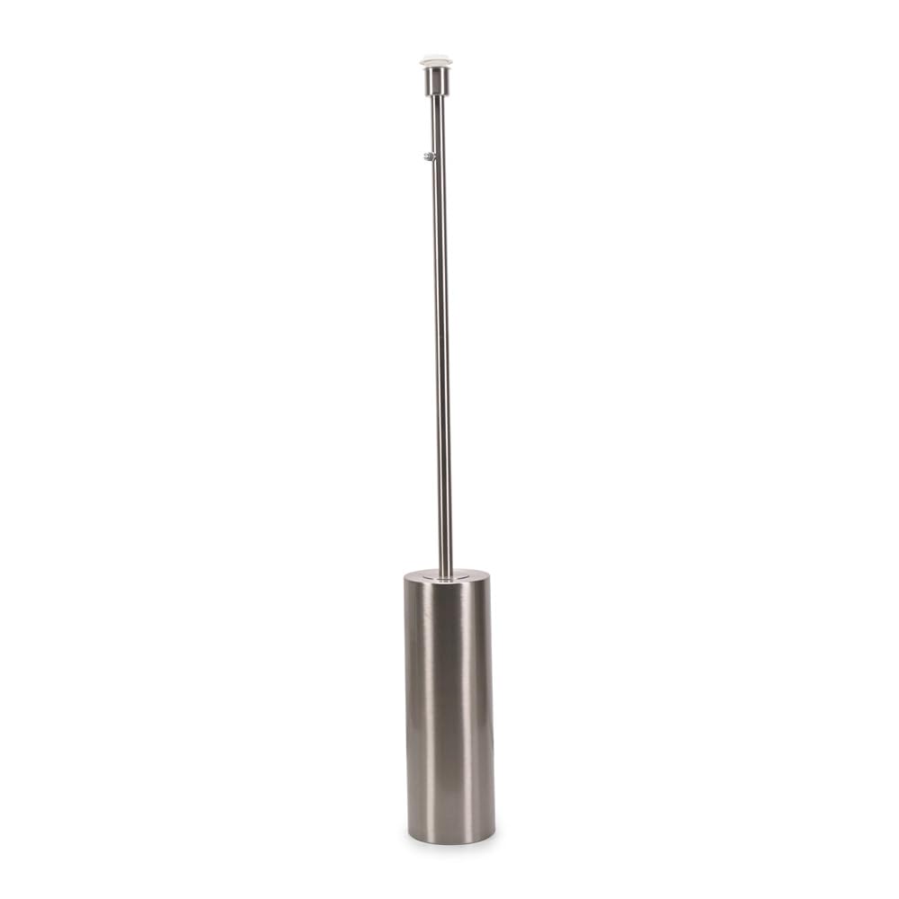 Valuelights Brushed Chrome | Single Stem Rotary Dimmer Switch Floor Lamp Base | Floor Lamps & Torchieres, Home Décor & Improvement Essential Size 12