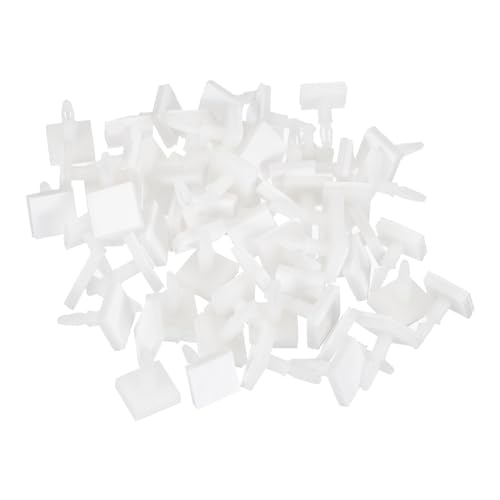 PATIKIL Entretoise Adhésive, 60 Pièces Support de Carte de Circuit Imprimé à Montage Inversé Isolation Colonne Entretoise PCB 0,37 Hauteur de Support pour Support de Carte PCB PC, Blanc