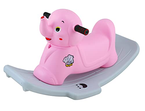Image of Popo Toys Murphy Rocker (Pink)| Rocker for Kids Birthday Gift for Kids /Boys /Girls /Rocker with Musical & Lightning Toy | Cute Character, (MT028)