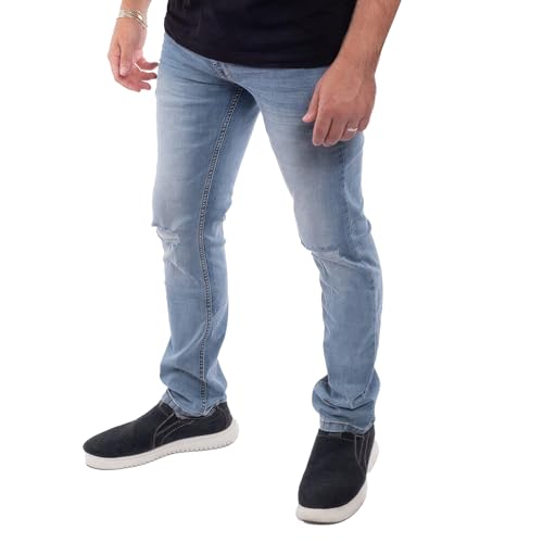 OG Stretch Denim (Ice - Light Tint (Ripped), 34x34)