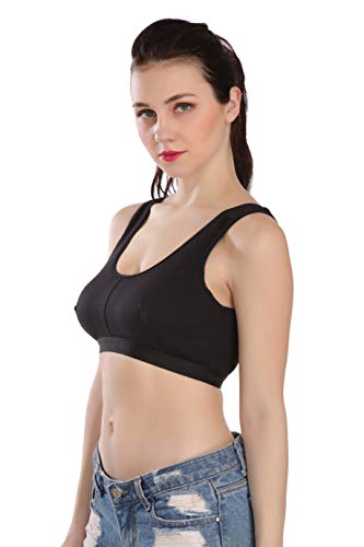 Image of splash Women's Cotton Non-Padded Wire Free Sports Bra