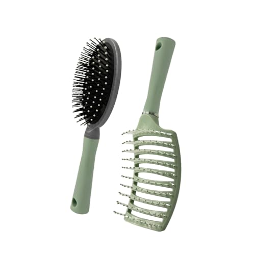 Air Cushion Comb Brush and Curved Vented Hair Brush