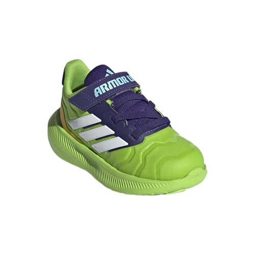 Image of adidas Baby Marvel Run Falcon 5 Elastic Lace & Strap Shoe
