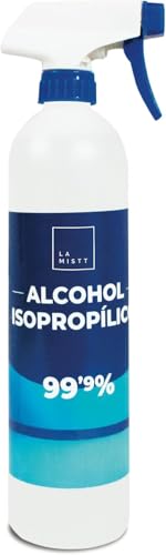 Alcohol Isopropílico 99,9% Puro Spray 1000 ml | Isopropanol | Limpieza de Componentes Electrónicos, Limpia Contactos, Objetivos, Pantallas, Superficies | Isopropyl Alcohol Limpieza