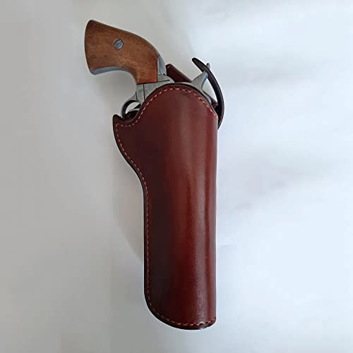 KGBEE Étui À Silex De Pirate Étui À Pistolet en Cuir Rétro Médiéval Cowboy Occidental sans Ceinture, Porte-Pistolet À Revolver pour Hommes Et Femmes