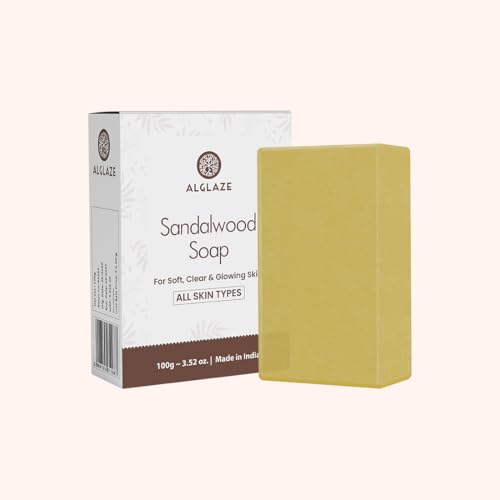 Image of Sandalwood Soap 100 g Pack of 1 | Moisturizing Bath Soap for Glowing Skin & Smooth Texture | With Sandalwood Shea Butter Jojoba Oil | Nourishing Skin Care Soft Smooth Radiant Skin for Men Women