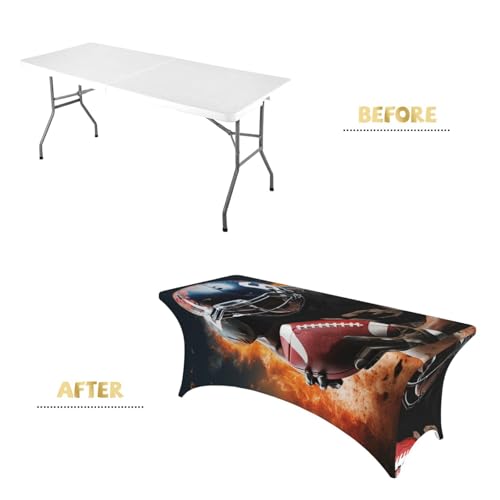Nappe élasthanne imperméable et infroissable pour table 1,8 m - 3