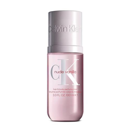 Calvin Klein Nude Vanilla Unisex Hair & Body Perfume Mist, Rich Vanilla, Cosy Musk and Warm Pear, 100ml