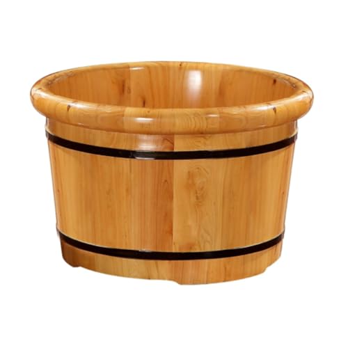 Spa de pies de madera para baño y relajación