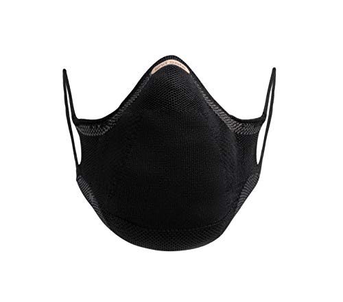 Máscara Reutilizável Knit Safe V-Block (PRETO, M)