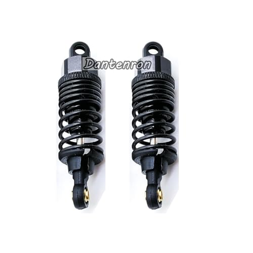 Dantenron 4Pack RC Car 102004 Adjustable Shock Absorber Damper Upgrade Parts Replacement Accessory 68mm For 1/10 RC On Road Drift Rally Car HSP 94102 94122 HPI Losi Axial Tamiya Redcat (Black)
