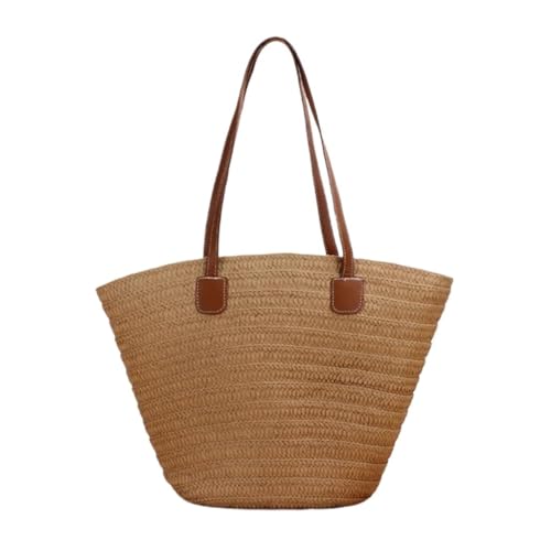Bag Large Capacity Holiday Beach Bag Woven Bucket Bag Travel Casual Tote Bag
