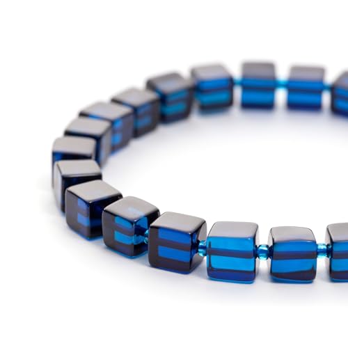 Amber Bracelet for Women and Men 6.7" - Healing Gemstone Bracelet with Polished Beads - Handmade Stretch Wristband - Certified Natural Amber Jewelry4