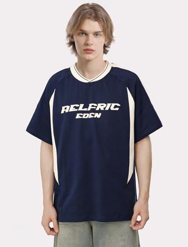 Aelfric Eden Graphic Tees Y2k Mens Oversized T Shirt Racing Streetwear Shirts Unisex Casual Summer Tops3