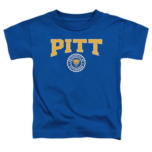 LOGOVISION University of Pittsburgh Collegiate Seal Kids T Shirt (2) for Toddler Boys and Girls, Royal