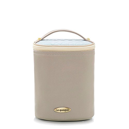 Lequiqui Bolsa Porta Mamadeira Mônaco Cinza Claro