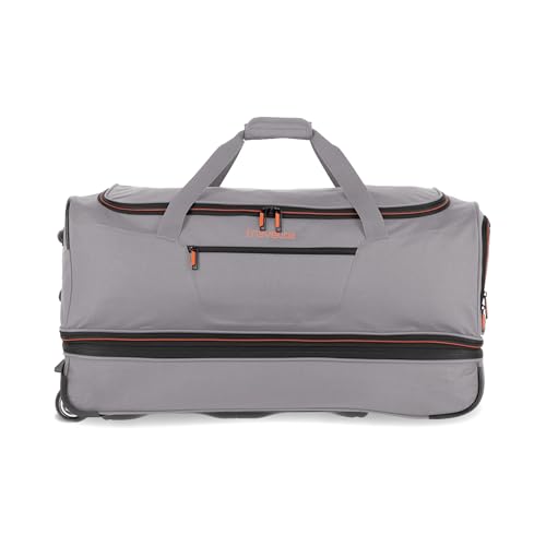 Travelite Trolley Reisetasche mit Rollen groß, erweiterbares Volumen, Basics, Weichgepäck Rolltasche mit Dehnfalte, 70 cm, 98-119 Liter