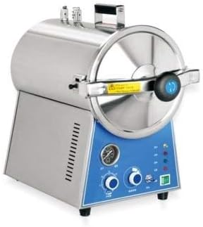 USA 24L Lab Table Top Portable Stainless Steel High Pressure Steam Autoclave Sterilizer