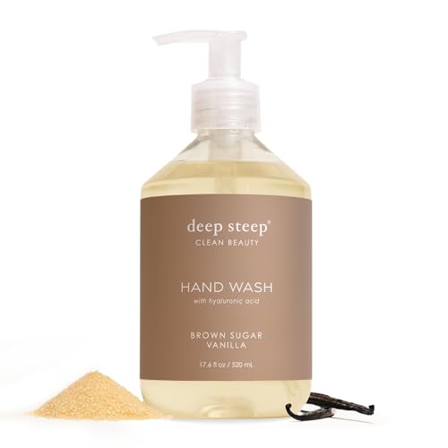 Lavage pour les mains Deep Steep Argan Savon Liquide Cassonade Vanille 520ml