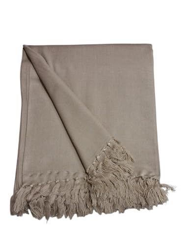 Image of MAMRAJ Men's Pure Woolen Lohi /Shawl (230cm x 115cm)