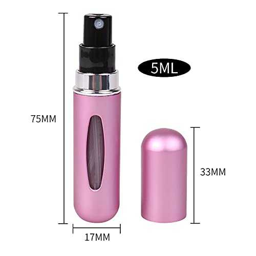 Vaporisateur Parfum Voyage, 4 Pièce Flacon Parfum Vide, Portable Vaporisateur Parfum Vide, Avec sac de Rangement, Vaporisateur Parfum - Image 7