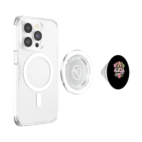 Alicia Limited Edition Vintage Nom personnalisé Wife Grandma PopSockets PopGrip pour MagSafe – vue 3