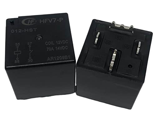 Relé HFV7-P 012-HST de 4 pines con conmutación estable y alta resistencia térmica para motor