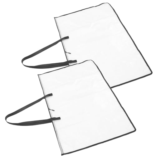 Pochettes pour portfolio d'artiste en maille blanche FOMIYES grandes tailles lot de 2