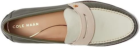 Cole Haan Lux Pinch Penny Loafer Tea Leaf/Egret/Rosewater Leather 6.5 B (M) | Image 1