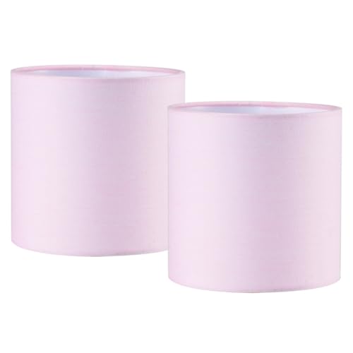 LAMPWELL LEBE — Conjunto de 2 minicarandelas de tambor, abajur de encaixe para candeeiros de mesa, a