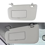 INTGET Driver Side Sun Visor for Nissan Sentra 2013 2014 2015 2016 2017 2018 2019 Accessories Cloth Car Sun Protection Visors Replacement with Mirror (for Unlighted Version)