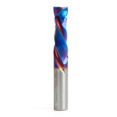 Image of Amana Tool Spektra Extreme Tool Life Solid Carbide CNC Compression Spiral Router Bit, 46190-K, 1 /2 D x 1-5 /8 CH x 1 /2 Shank x 3-1 /2 Inch Long 2 Flute