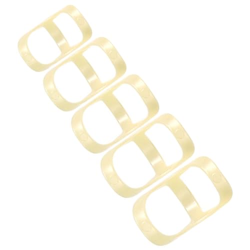 ERINGOGO 5pcs Finger Protective Sleeve Breathable Mallet Finger Splint for Joint Support Comfortable Fixation Tool for Injury for Left Right Hand Use