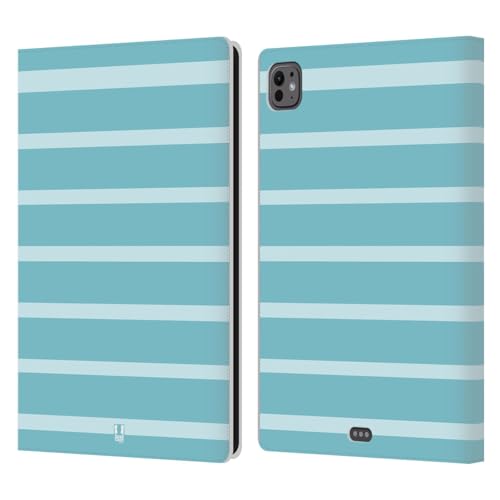 Étui iPad Pro 11 M4 M5 à rayures bleu layette pour emporter partout