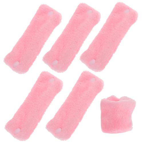ERINGOGO 6 piezas Rizadores de Cabello sin de Coral Suave para Dormir Flexibles y Cómodos Herramientas para Naturales y Cuidado Delicado del Pelo Rosa