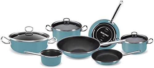 Vasconia Elegance 10-Piece Cookware Set for Most Stove Tops - Dishwasher, Grill 