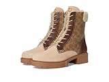 COACH Women's Leighton Bootie Uniform Dress Shoe, Tan/Pale Blush, 9.5